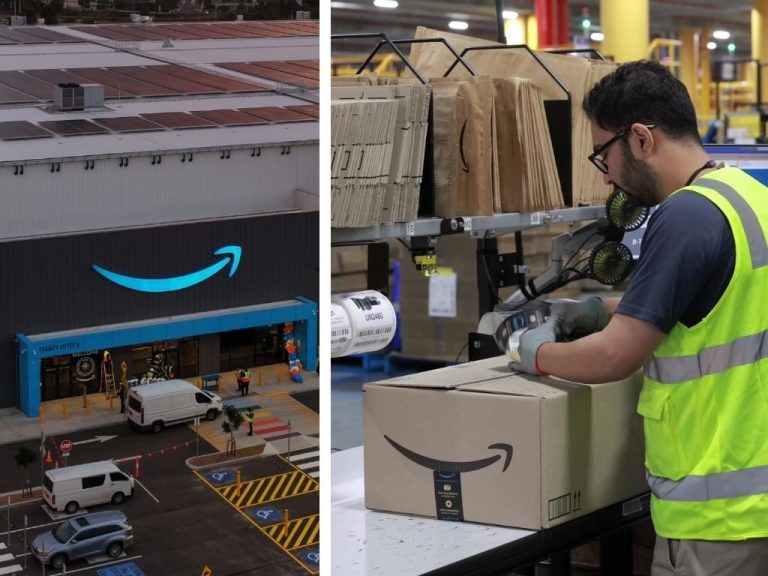 Inside the massive $400m Sydney Amazon facility capable of holding 10 million items